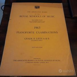 Pianoforte Examinations1963 Royal Schools of music