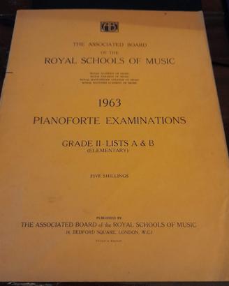 Pianoforte Examinations1963 Royal Schools of music