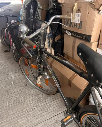 Bicicletta anni 50 con frenatura a bacchetta