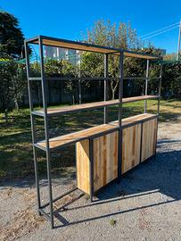 Scaffalature libreria industrial casa ufficio bar