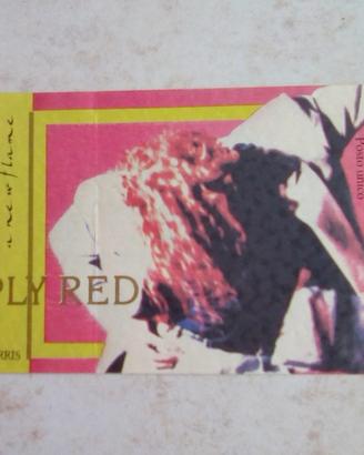 Ticket concerto Simply Red tour 1989
