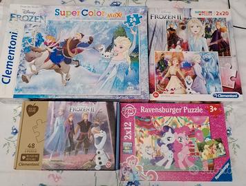 puzzle Frozen e Little pony 
