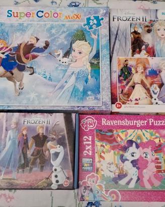 puzzle Frozen e Little pony 