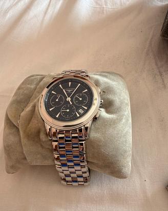 Longiness  flagship crono nero automatico