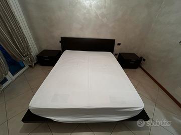 Letto matrimoniale contenitore + 2 comodini
