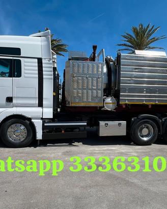 SCARRABILE MAN EURO 6 CON CISTERNA SCARRABILE SPUR