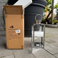 Lanterna da giardino in acciaio inox