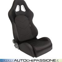 Sedile sportivo reclinabile in tessuto modello TN