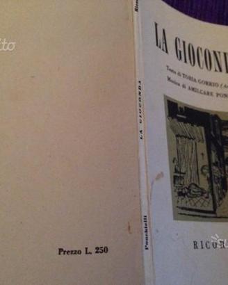 La gioconda dramma lirico Amilcare Ponchielli 1955