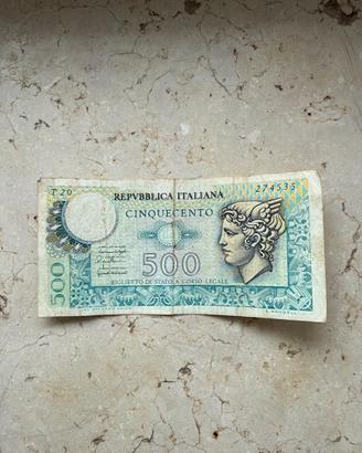 500 lire di carta