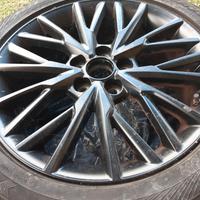 4  cerchi in lega da 18 con sensori - buono  stato