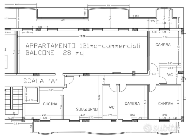 Ampio trilocale di nuova costruzione