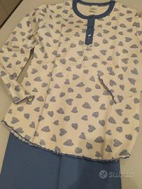pigiama nuovo 100% cotone