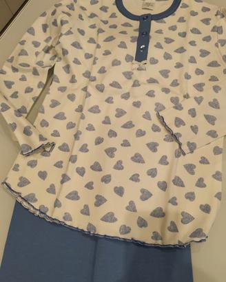 pigiama nuovo 100% cotone