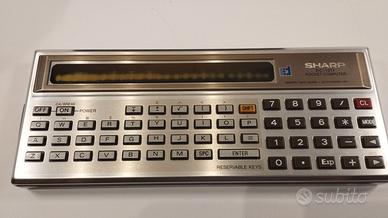 Computer tascabile vintage Sharp PC-1211