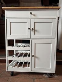 Carrello cucina bianco