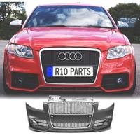 PARAURTI ANTERIORE AUDI A4 04-07 LOOK RS4 GRIGLIA 