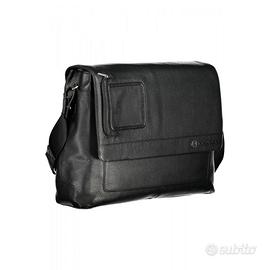 Borsa cartella nera in pelle Piquadro
