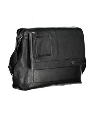 Borsa cartella nera in pelle Piquadro