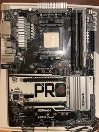 Bundle scheda madre+cpu+dissipatore+ram