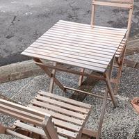 set tavolo e sedie da esterno 