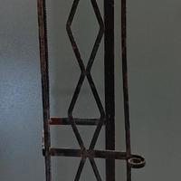 Portavaso rettangolare in ferro