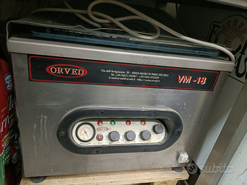 Macchina sottovuoto a campana ORVED VM-18,