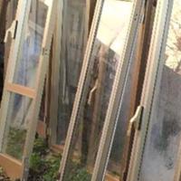 infissi porta finestra e finestra in alluminio