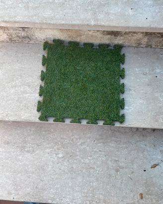 Quadrotti erba sintetica