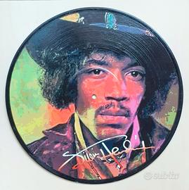 Vinile 33 giri da parete omaggio a Jimi Hendrix 
