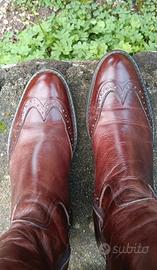 Stivali in pelle, alti fino al polpaccio