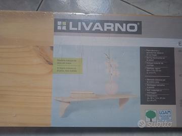 Mensola in pino massiccio, nuova mai usata