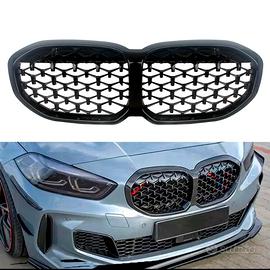 Grigia a nido d’ape bmw serie 1 f40 nero lucido