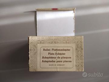 Rollei adattatore per lastre fotografiche