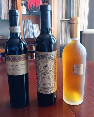 Vino passito: Recioto, Malvasia di Bosa, Fiano