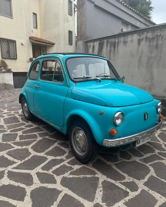 Fiat 500L (1969) - Turchese - pronta a viaggiare