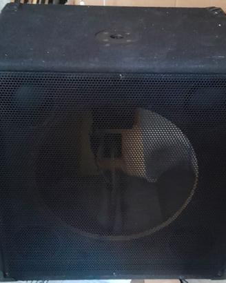 Subwoofer 1200 watt rms nuovo, con box usato