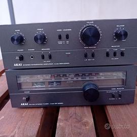 Akai sterio amplifier + stereo tuner serie 2250