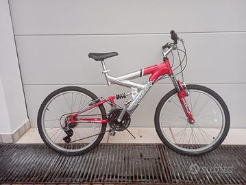 Bici MTB 24" biammortizzata 