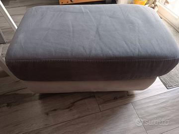pouf contenitore scamosciato 