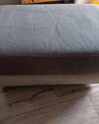 pouf contenitore scamosciato 