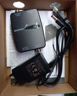 Convertitore toslink a coax