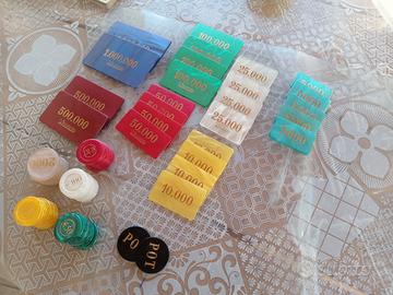 set completo fiches da gioco