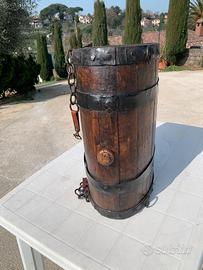 Botte antica e rara da collezione ovale grande