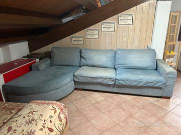 Divano letto angolare sfoderabile