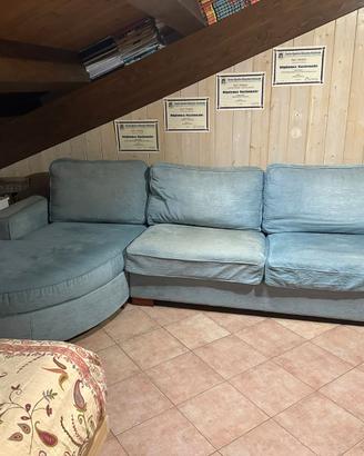Divano letto angolare sfoderabile