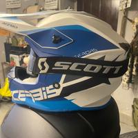 Casco Acerbis e mascherina Scott enduro/cross