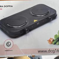 Piastra doppia elettrica