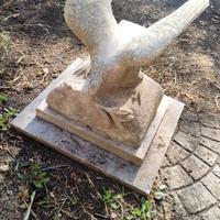 Statua in marmo colomba