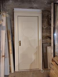 12 porte interne in legno nuove con telai